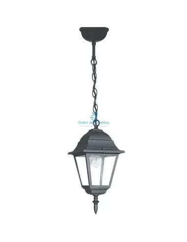 Lanterne moderne Lanzini 32401 avec chaîne noire 60 W